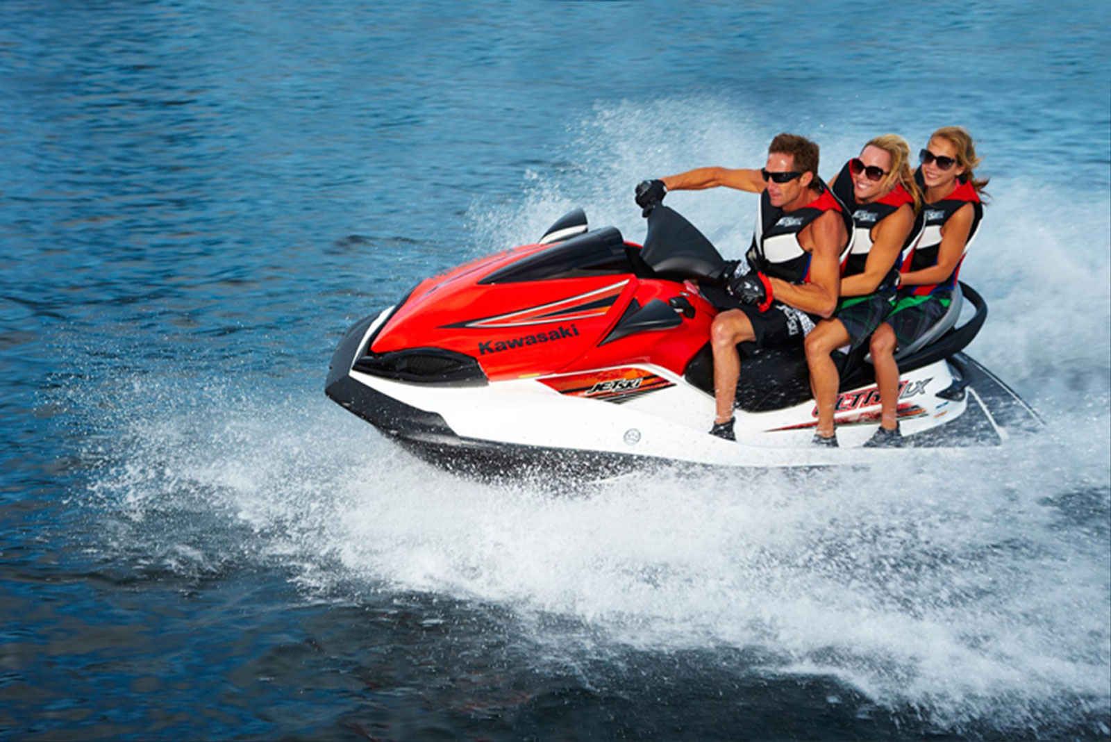 Jet ski on the sea